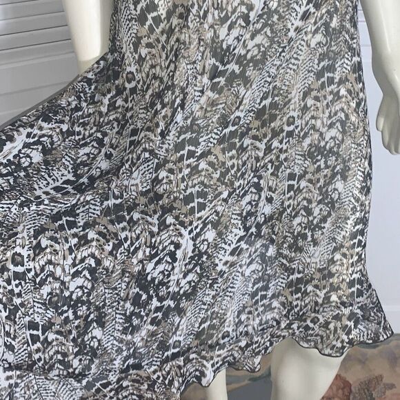 Vintage 90’s Whimsigoth Dark Chiffon Ruffle Two piece Skirt Set - Picture 4 of 16